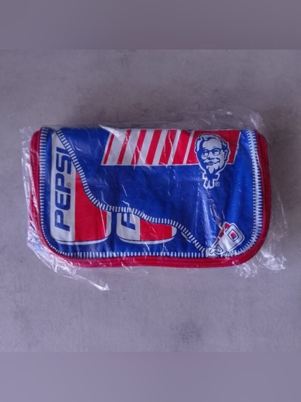 Vintage 90s KFC x Pepsi Insulated Lunch Bag Cooler, Deadstock NWT